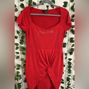 Bebe Red Women's Top